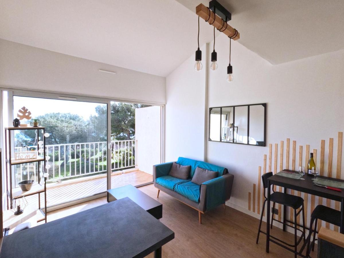 Appartement Hyeres - Costebelle Duplex Vue Mer Balcon Residence Privee Parking - Marie Caroline Buitenkant foto